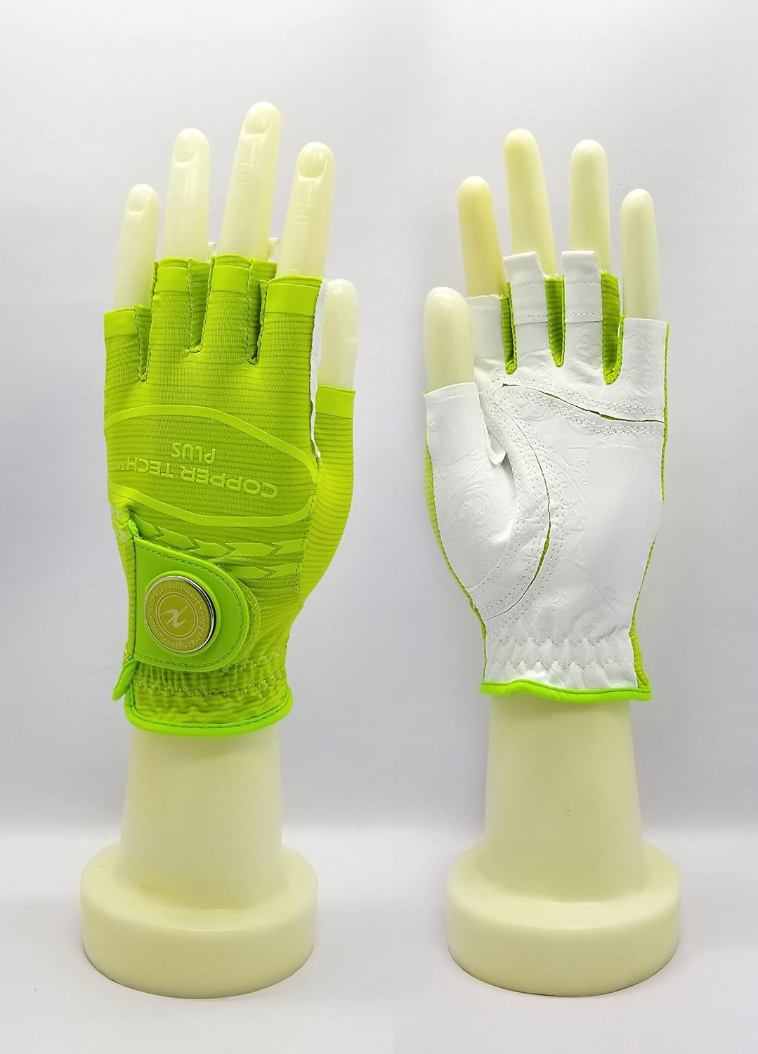 Copper Tech Plus Womens Half Glove Worn ON Right Hand