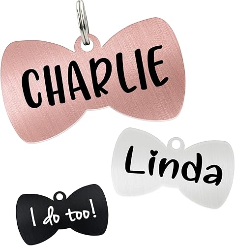 Ultra Joys Etiqueta de identificación para perro, etiqueta de identificación personalizada para mascotas para perros y gatos, etiquetas de perro