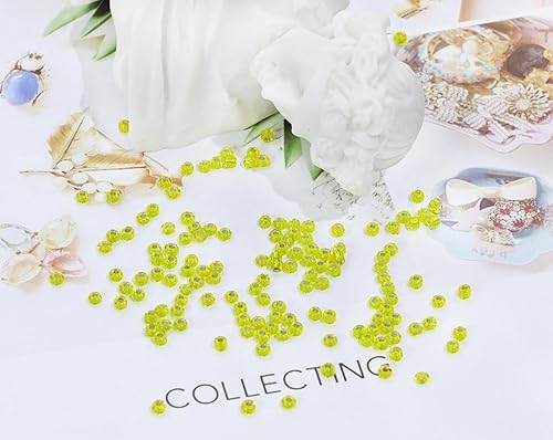 Miniatura 4 de Cuentas de cristal de ángel penta, 1.76 oz, mini cuentas redondas sueltas de poni espaciadoras para aretes, pulseras, collares, cuentas de cintura,