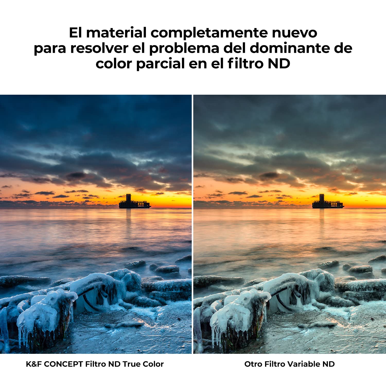 K&F CONCEPT Nano-Xcel 67mm Filtro Variable ND2-32 True Color (1-5 Stop), Filtro Densidad Neutral Ultrafino de Vidrio Óptico HD Slim con 28 Capas Revestimiento Nano