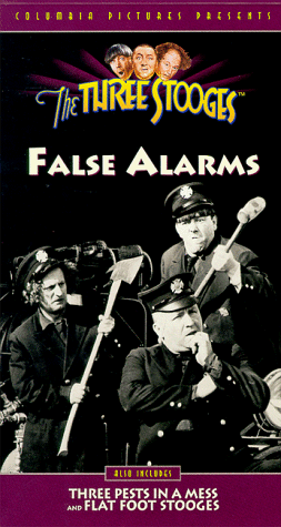 THE THREE STOOGES [3 episodes] ~ False Alarms (1936) / Three Pests in a Mess (1945) / Flat Foot Stooges (1938)