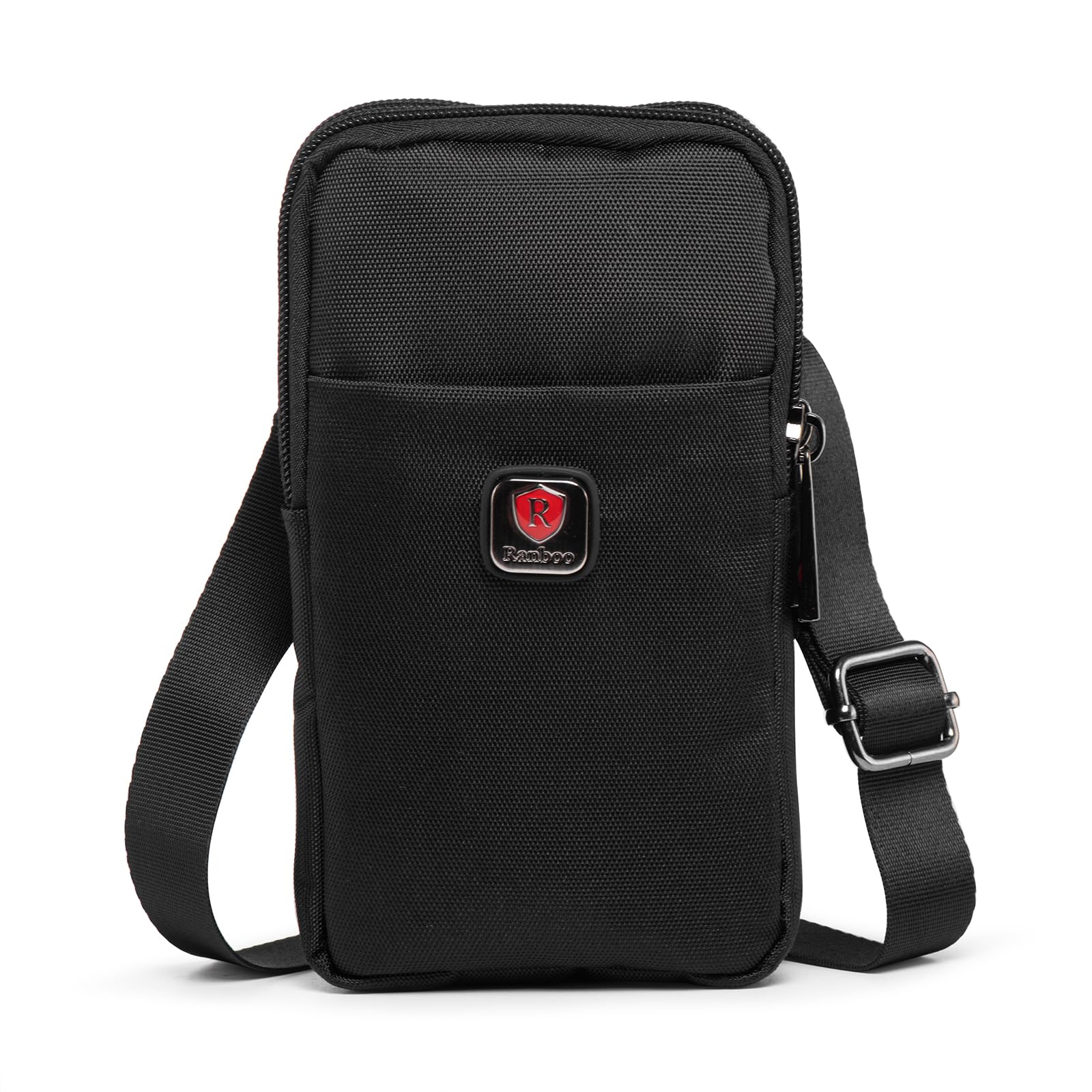 Nylon Handy Tasche Gürteltasche Kompatibel mit iPhone 16 15 Plus, iPhone 16 15 14 13 12 11 Pro Max, Samsung Galaxy S25 S24 S23 Ultra S25+ Umhängetasche Handyhalter mit Gürtelclip