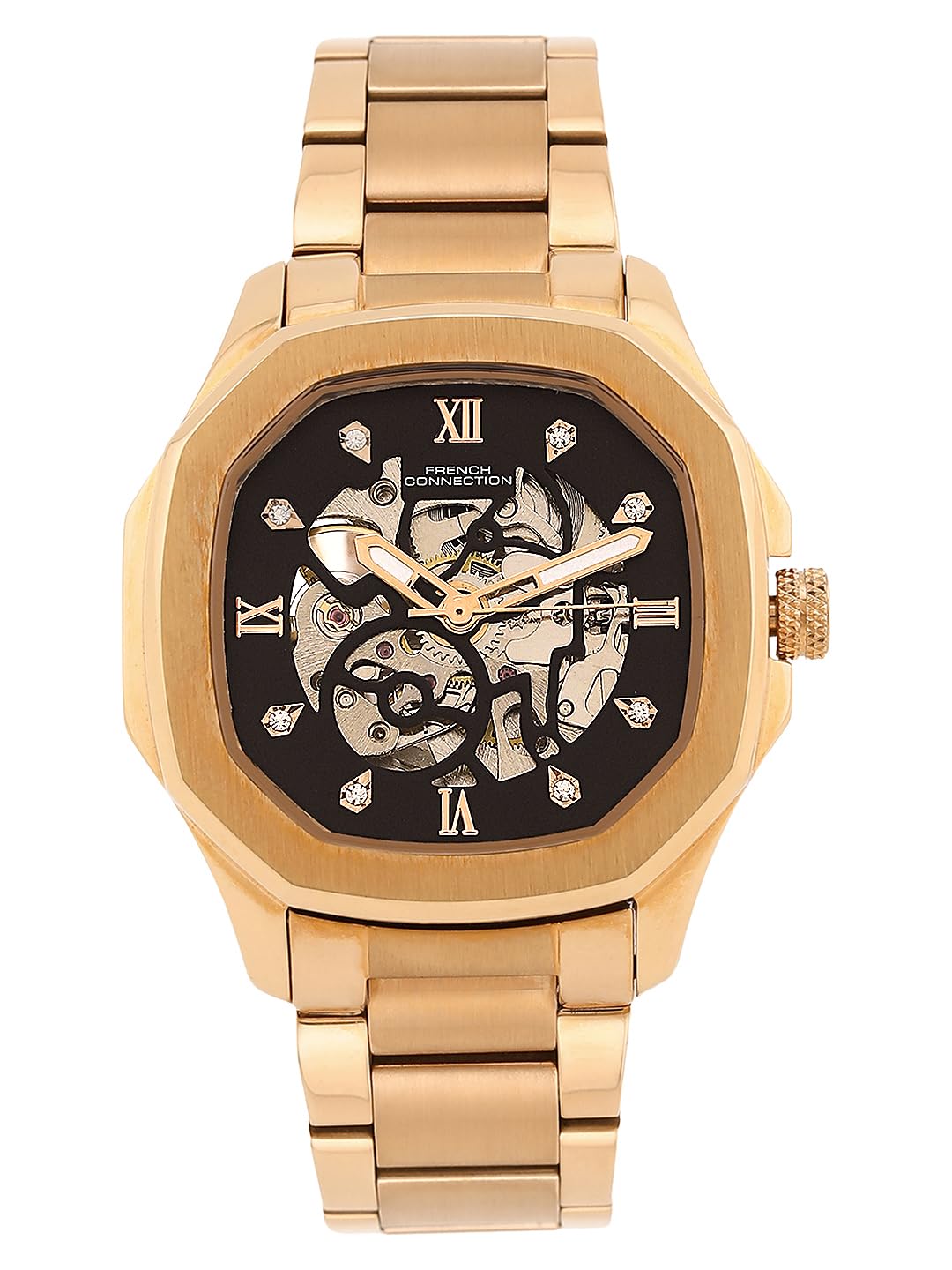 Black Dial Automatic Watch for Women-FCA06-4-image-20