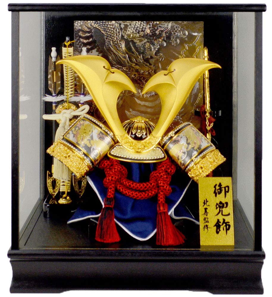 兜 置物 五月人形】8号 綺羅星 赤糸威 兜飾り〈翠鳳作〉[255-047] | 五月