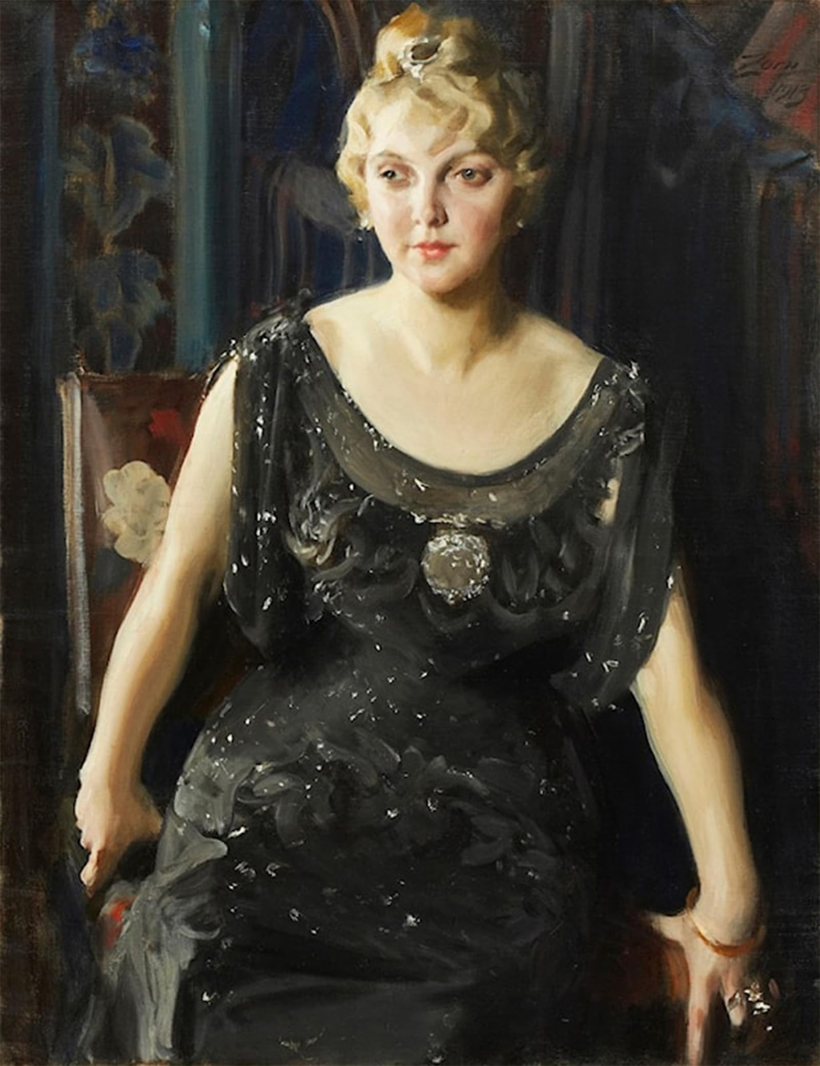 Pintura en lienzo de 60x90cm de Anders Zorn, arte para decoración del hogar 5