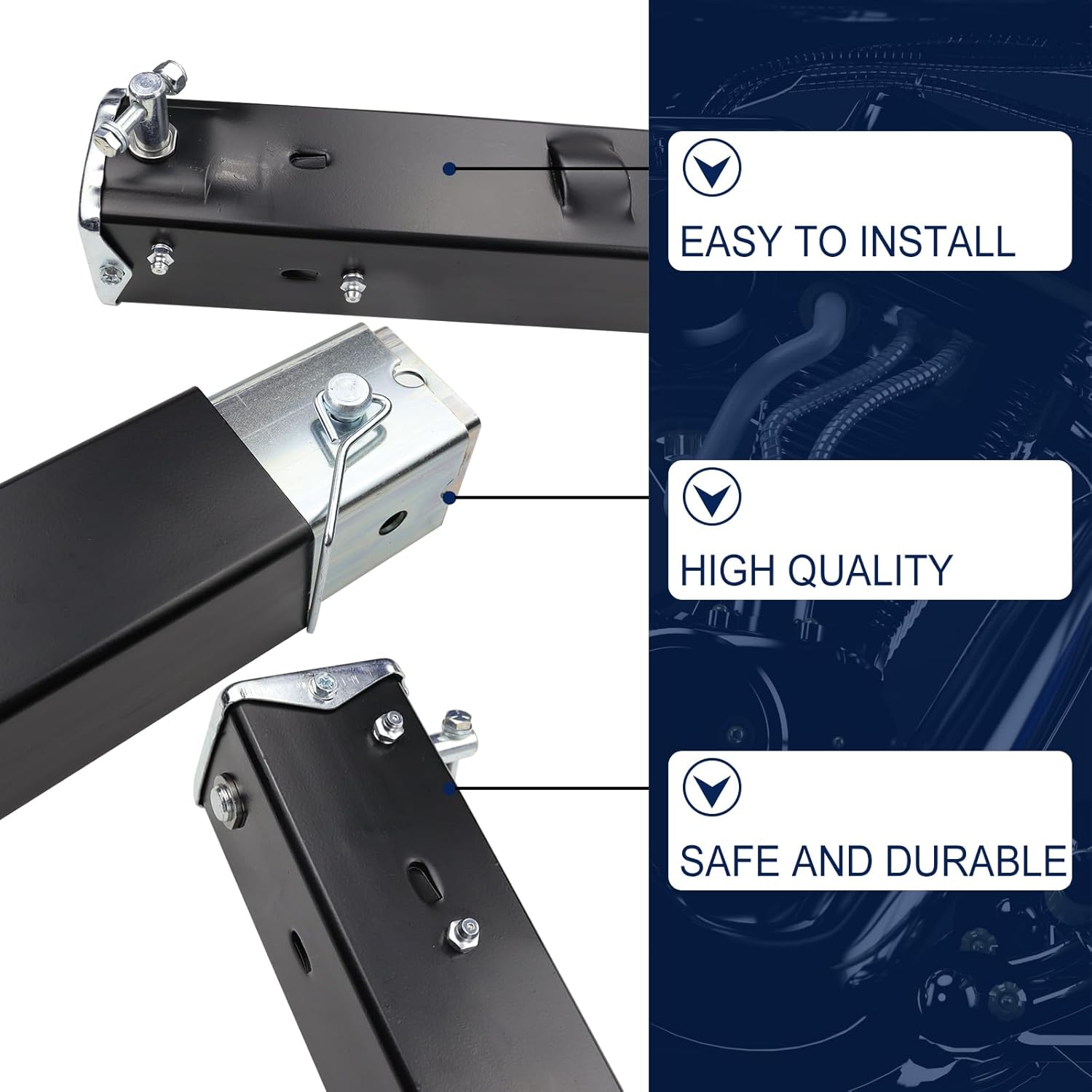 179014 RV Lead Fifth Wheel Landing Gear Leg Compatible with Lippert Venture, Universal 29-1/2" Jack for Atwood & Stromberg Carlson Systems with Drop Leg and Cage Pin