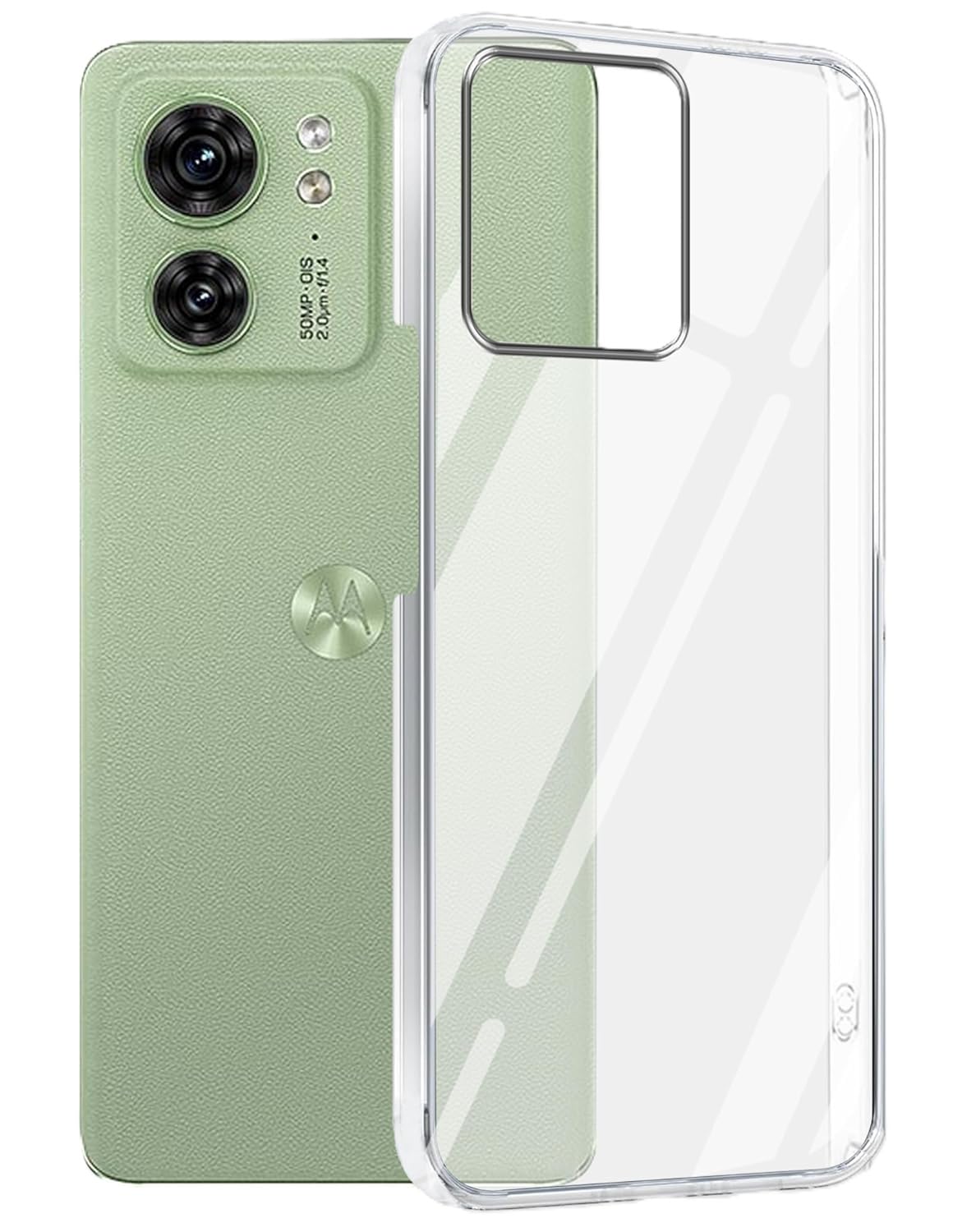 JANAK RAJ Hard Crystal Clear Back Case Cover Compatible with Motorola Moto Edge 40 5G | Feather Thin | 100% Transparent Clarity | Non Yellowing | Ultra Light Weight | Scratch Resistant Polycarbonate