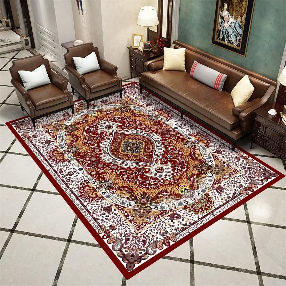 Teppich Küche Waschbar rutschfest Das Wohnzimmer ist modern, einfach, schmutzabweisend, rutschfest und waschbar Teppich Waschbar rutschfest Teppich Sale Teppich Schlafzimmer 140X200CM