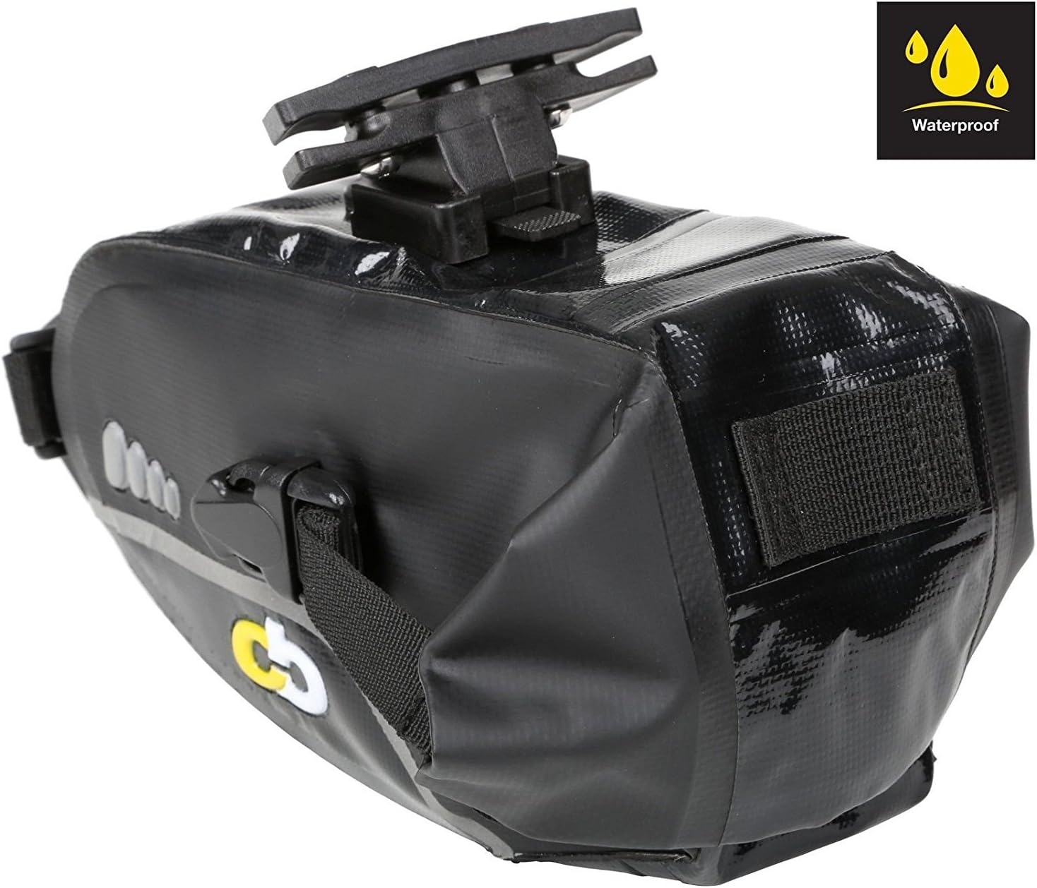 OXFORD CHRIS BOARDMAN BLACK CYCLING BIKE WATERPROOF PVC WEDGE SMALL TRAVEL LUGGAGE BAG