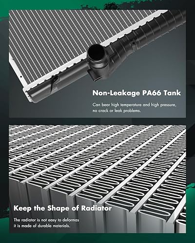 Miniatura 5 de SCITOO 2594 Radiador MT Radiador Fit 2001-2003 2005 2006 para B-M-W para X5 3.0L 2000-2001 para B-M-W para X5 4.4L