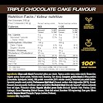 PVL Clean Mass XL | Gain de poids de masse - Ingrédients alimentaires réels - poudre de protéines complète (10LBS, Triple gâteau au chocolat)