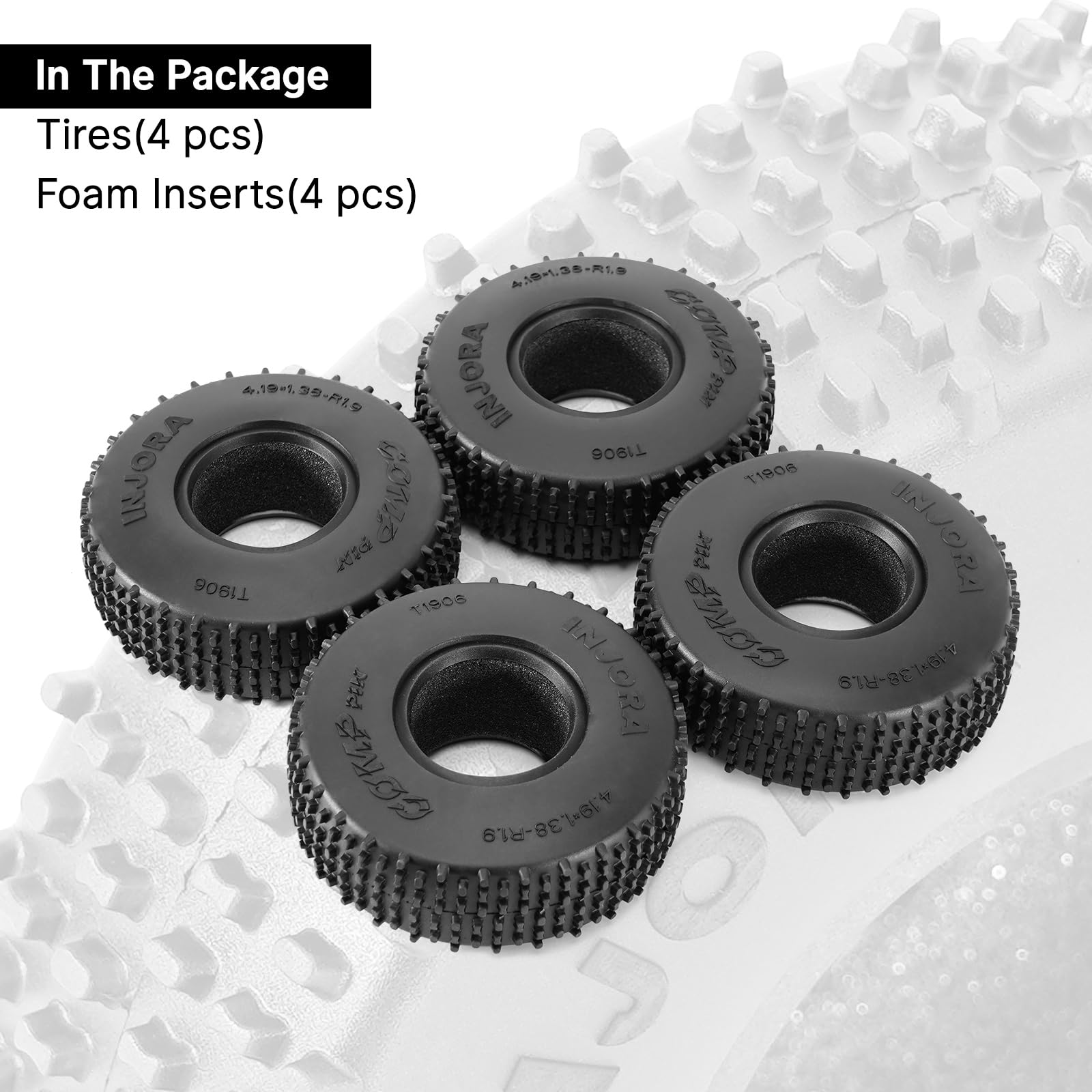 INJORA 1.9 XHX Reifenfeder S5 106 x 33 mm für 1/10 SCX10 TRX4 RC