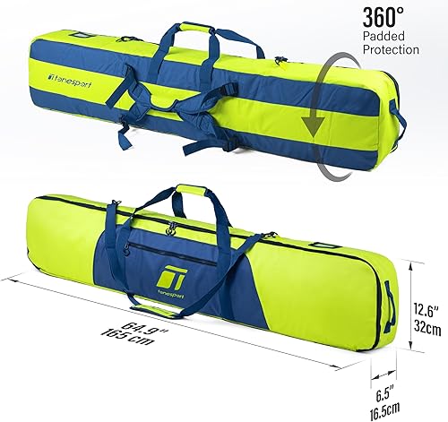 Miniatura 2 de Tonesport Snowboard Bag For Air Travel - Padded Snowboard Bag - Waterproof and Fully Padded Snowboarding Travel Bag For Flying - Up to 165 CM