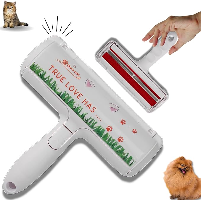 Chom Lint Pet Hair Remover / Roller Reusable Cat, Dog Other Pets Hair