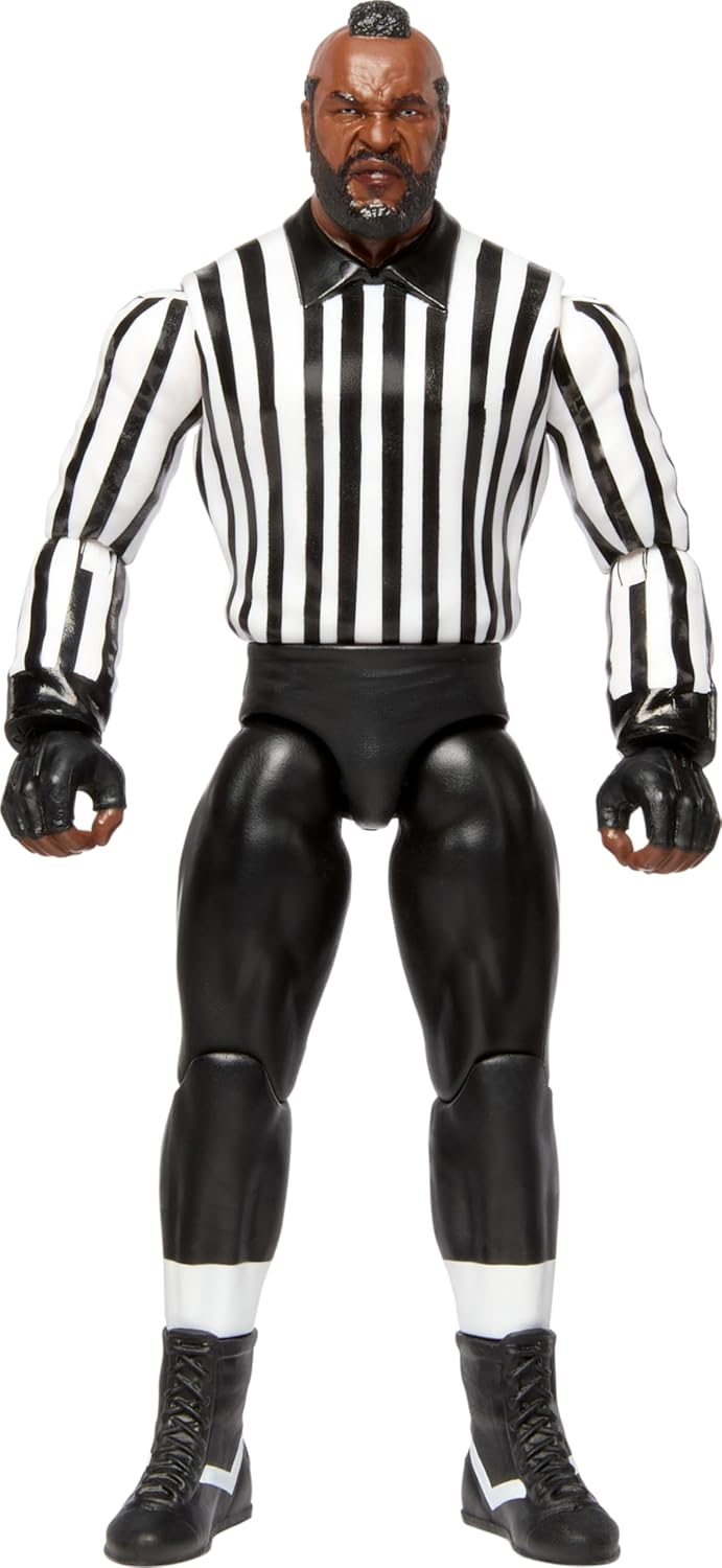 Mattel WWE Action Figure, 6-inch Collectible Mr T with 10 Articulation Points & Life-Like Look