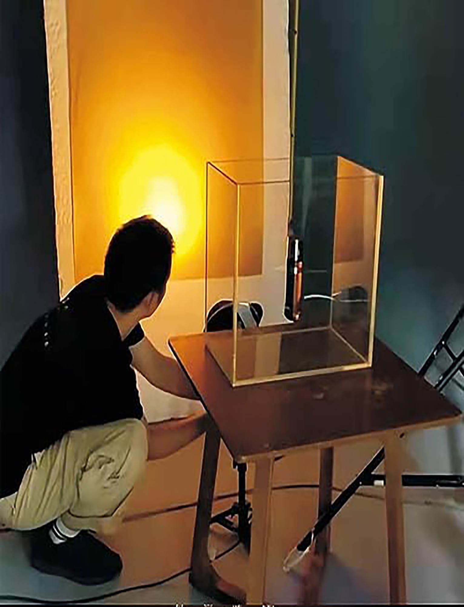 Lavandino per Fotografia in Acrilico Trasparente - Design Poco Profondo, Ideale per la Fotografia di Prodotti, Diverse Dimensioni (30x25x20 cm/11,8x9,8x7,8 Pollici), Perf