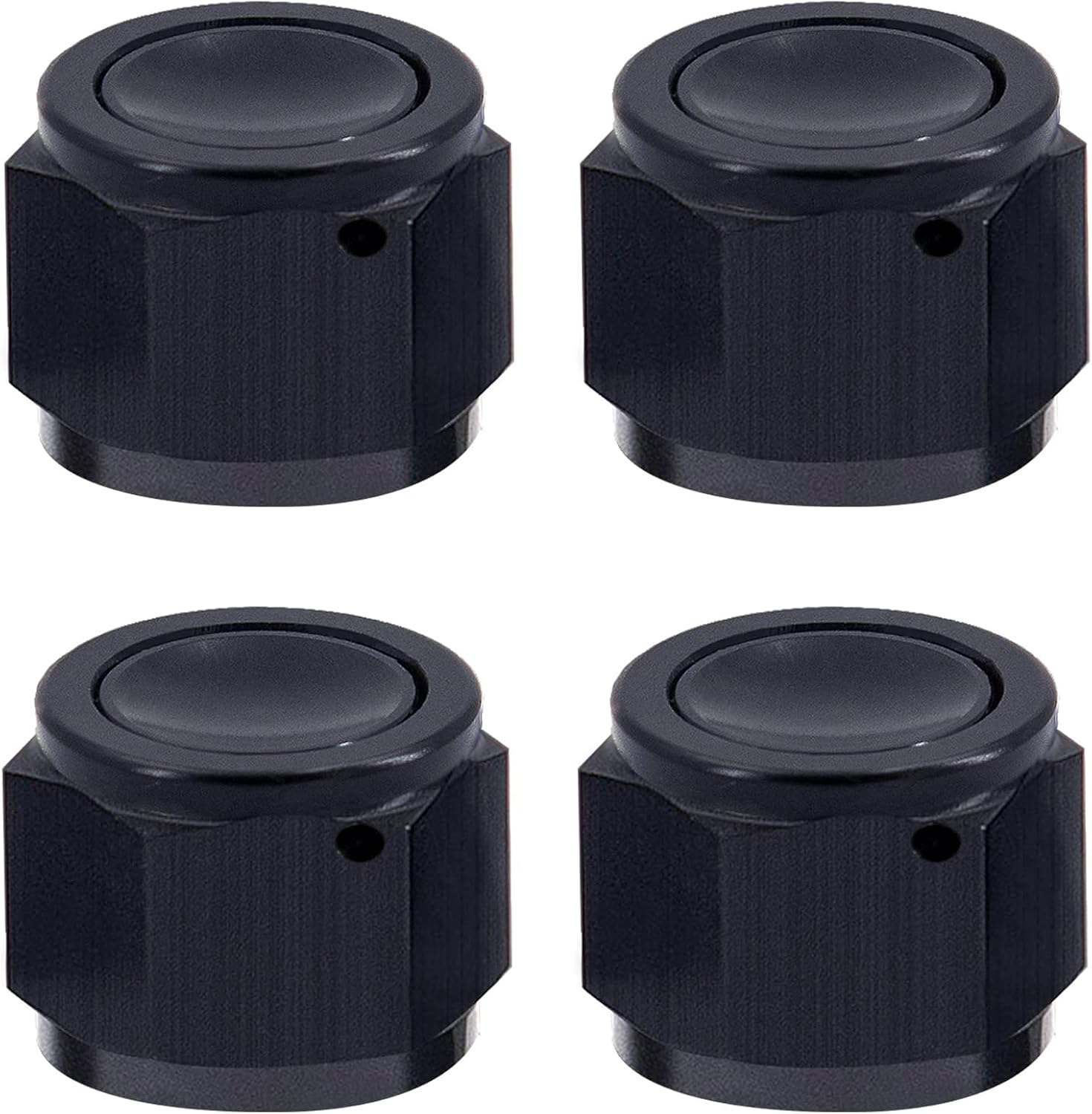 AC PERFORANCE Black -10 AN AN10 Aluinu Ale Flare Plug Fitting With 10AN ORB O Ring Boss - Foto 5
