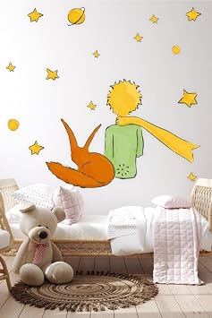 MSticker-K k Prens Ve Sar  Y ld zlar  ocuk Bebek Odas  Sticker Seti