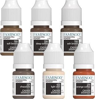 PMU Pigment Set Tattoo Ink Kit 6Pcs/Set (Each...