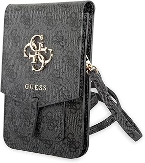 Guess Universal Wallet Bag Official Licensed by CG Mobile – 4G Print with Large Metal Logo, Crossbody Bag, Protective Smar... Price In India