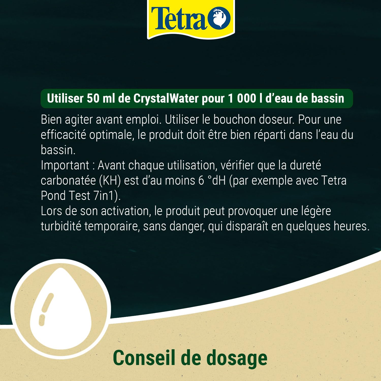 Tetra Pond CrystalWater 3L