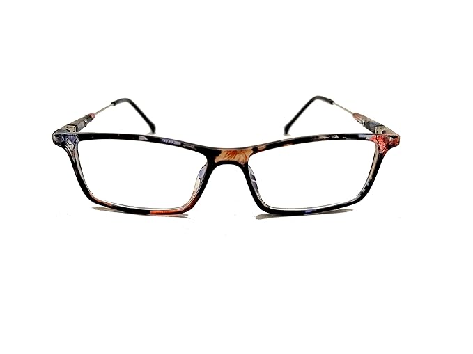 MXVIEW Premium Frame with Blue Ray Cut Block Anti glare Glasses Zero Power for Eye Protection from Computer Tablet Laptop Mobile Online Classes Eyeglasses For Kids and teenager Full Multicolor