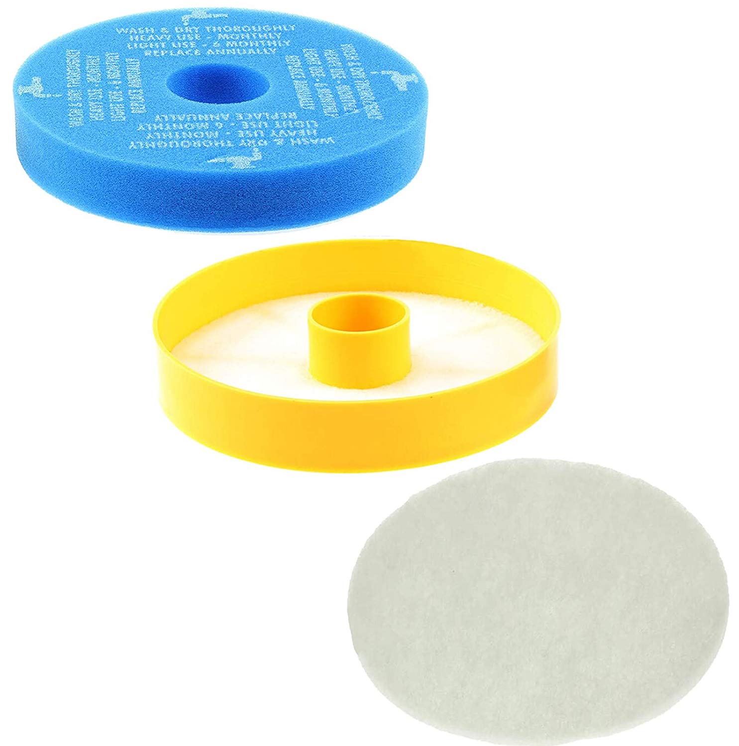 First4spares – Filtro Pre-motore Rotondo Per Aspirapolvere Dyson DC07 (Giallo/Blu) – Ricambio Compatibile Di Alta Qualità