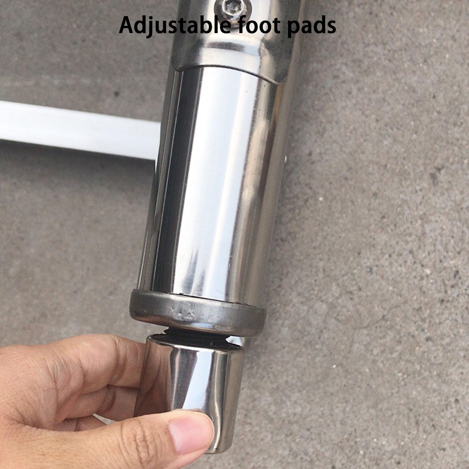 Mesa de trabajo de acero inoxidable resistente, mesa de preparación comercial para cocina, restaurante, garaje, preparación de alimentos y fácil de limpiar, perfecta para chefs profesionales y