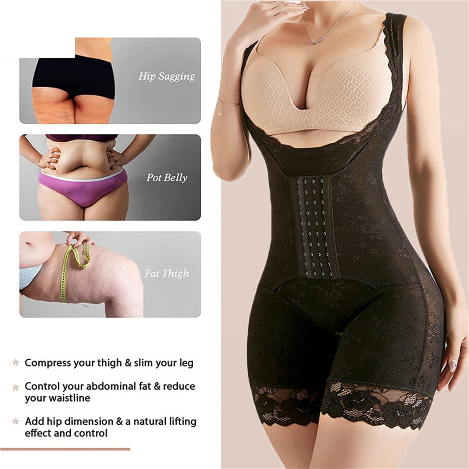 Guaina Modellante Donna Donne Slimmer Shemstro Stramatura di Tumpare Senza-Long A,XS