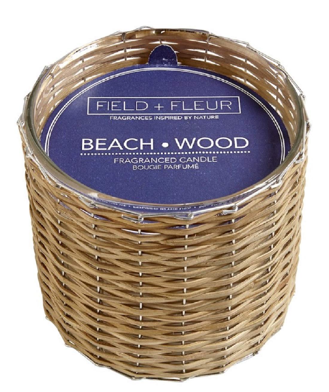Field Fleur Hillhouse Naturals Handwoven Candle 2 Wick 12OZ.