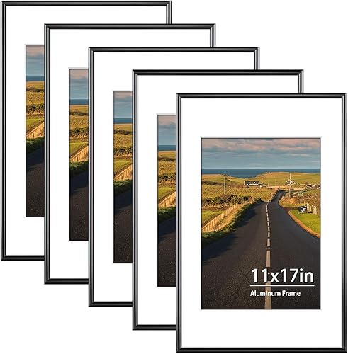 Vista 32 de Homso Marco de fotos de metal de 18 x 24 pulgadas, marco de fotos de aluminio de alta calidad de 18 x 24 pulgadas para pared, marco de fotos de Negro