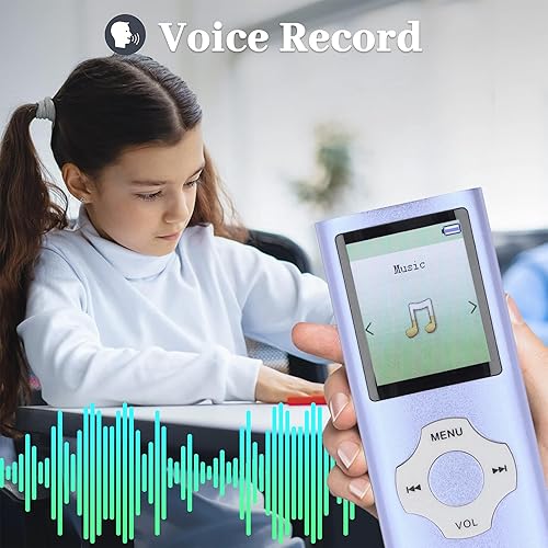 Miniatura 6 de Reproductor de MP3 MP4, reproductor de música MP3 portátil, pantalla LCD de 1.8, reproductor de MP3 con altavoz de video FM, libro electrónico,