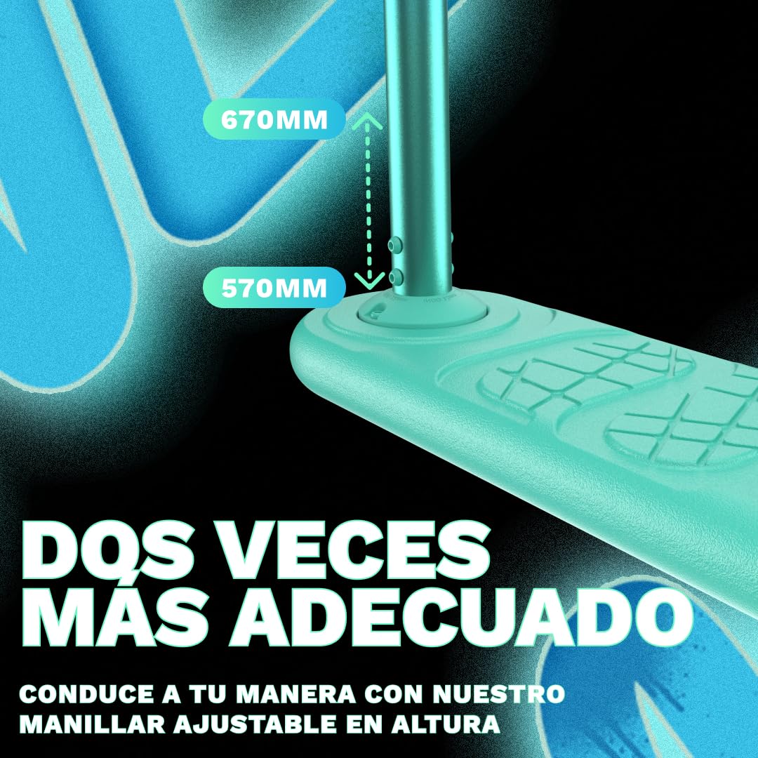 The Indo Trick Scooter - Patinete de Acrobacias para Adolescentes, niños y Adultos - Trucos de Scooter Profesional - Patinete para Interiores y Exteriores