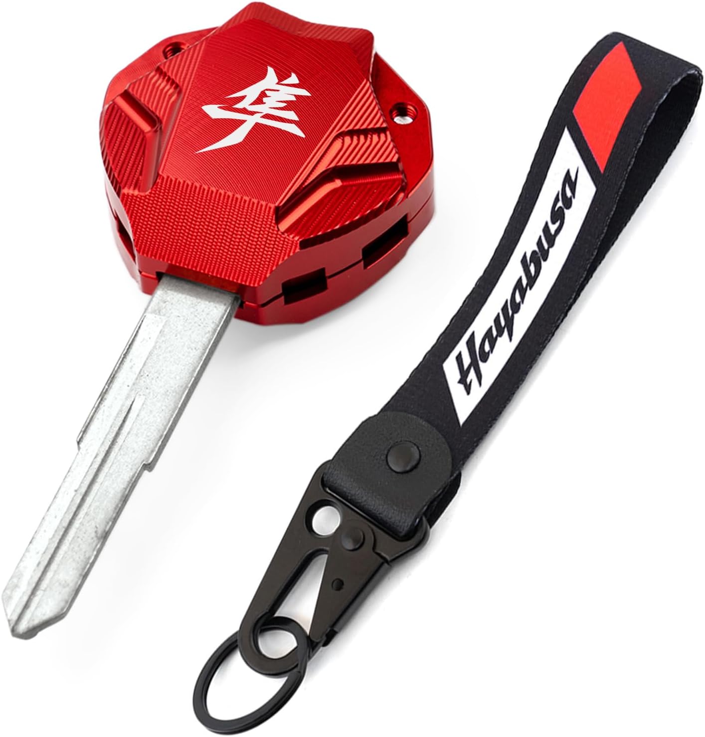 Compatible with 2025 HAYABUSA GSX1300R GSX 1300R CNC Motorcycle Key Cover Case Key Shell KeyChain