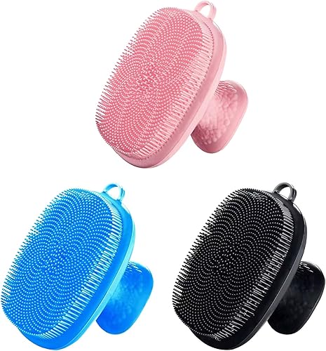 SKVLF Limpiador facial de silicona, limpiador facial, exfoliante facial de silicona, cepillo de limpieza facial de silicona para mujeres y hombres,
