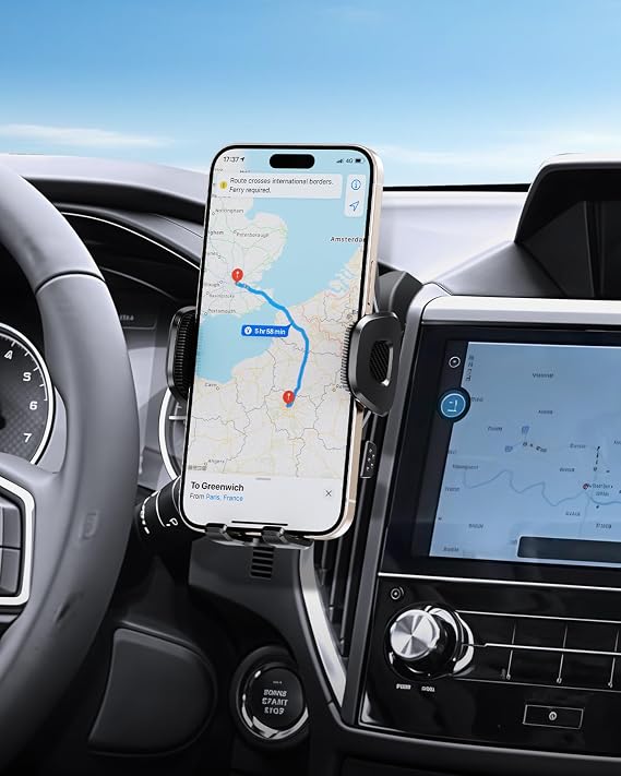 ELOHEI Custom Fit Phone Mount for Subaru Forester/XV with Custom Base | Car Phone Holder for Subaru Forester 2019 2020 2021 2022 2023 2024 / Subaru XV 2018 2019 2020 2021 Car Accessories