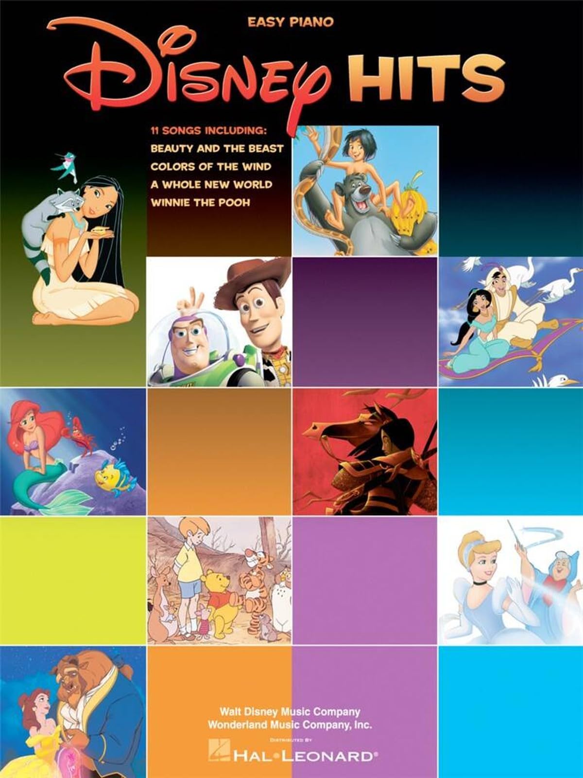 Disney Hits : Easy Piano - 11 Songs
