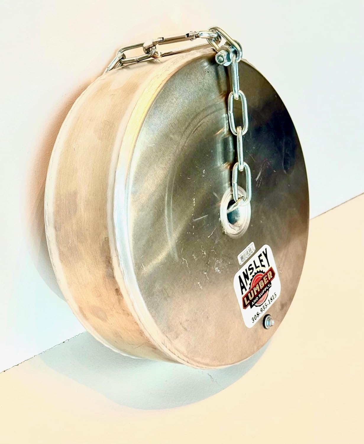 Ansley Lumber and Supply 12" x 4" Aluminum Pan Float w/Zinc Chain for Water Valve