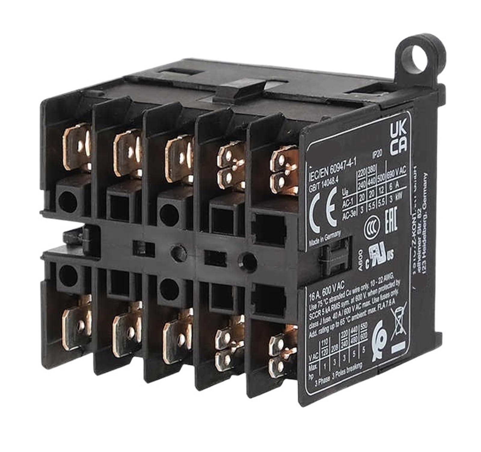 ETNANUPIN Contactor IEC/EN-60947-4-1 24V