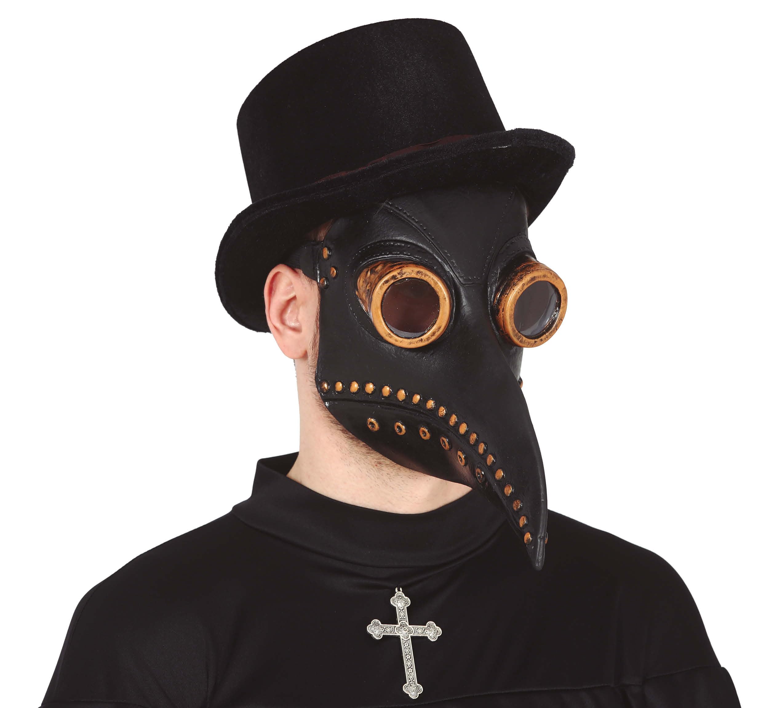 FIESTAS GUIRCA Doctor Black Plague Latex Mask