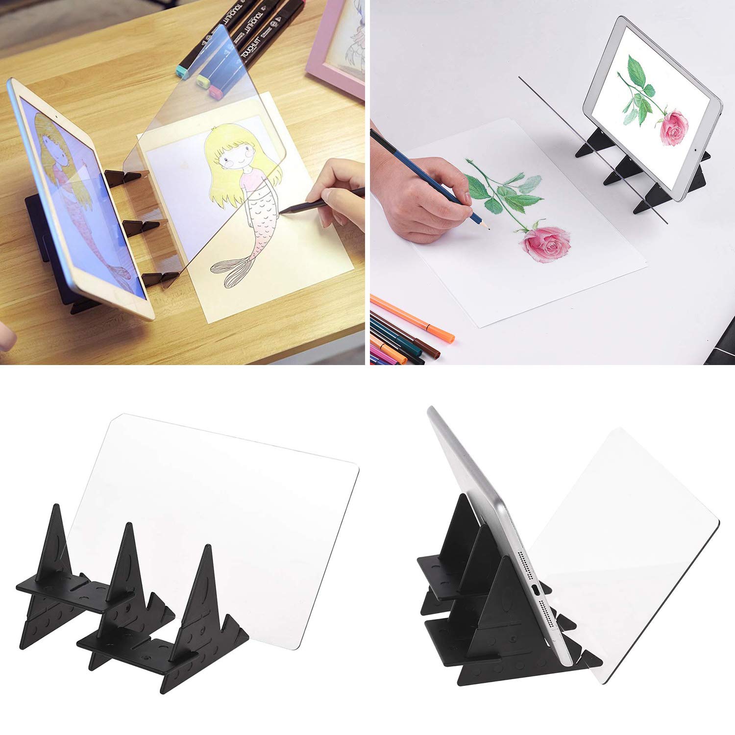 HOMPO Optical Drawing Tracing Board Portable Sketching Painting Tool