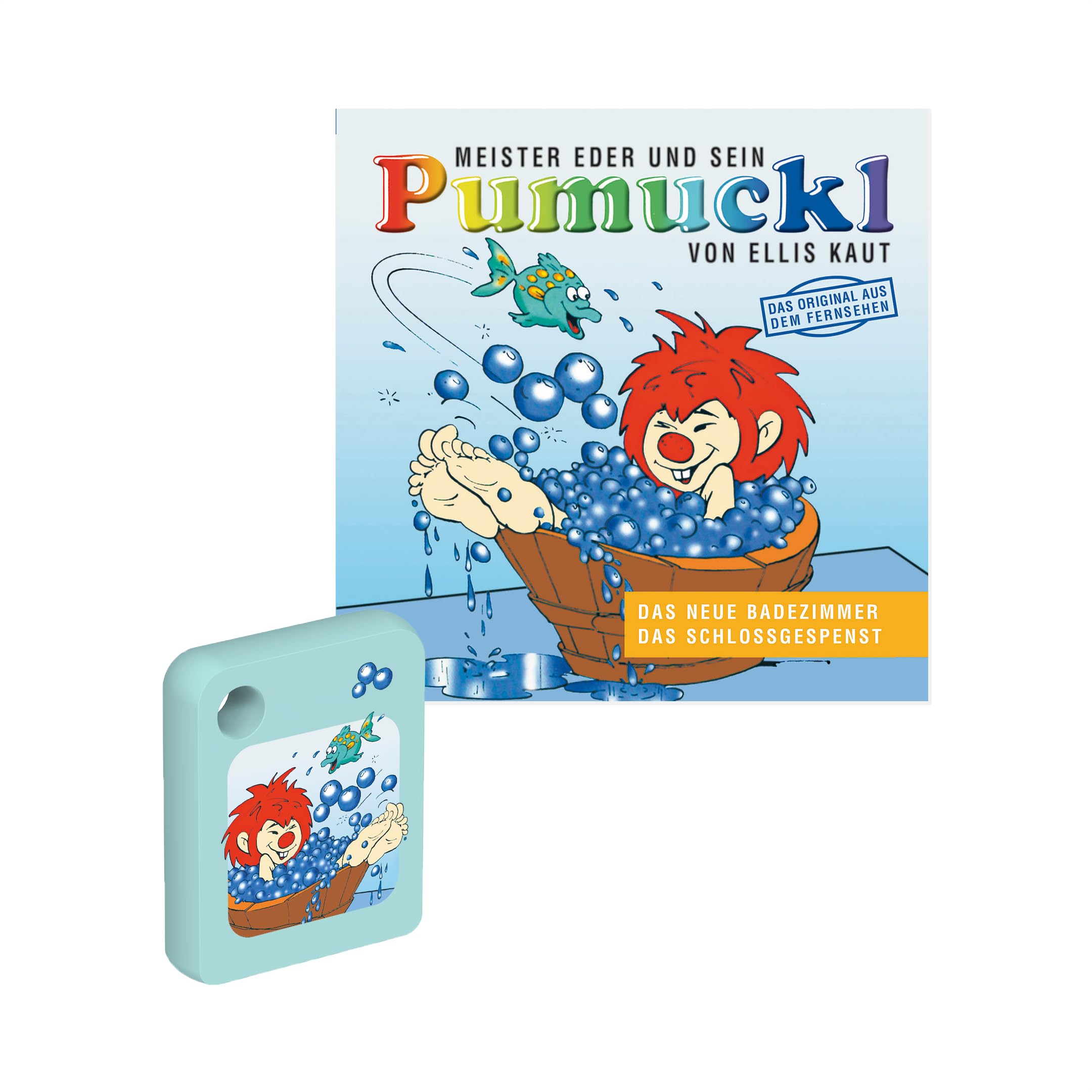 Galakto Pumuckl - The New Bathroom & The Castle Ghost 1 - Compact Karaoke Machine with 3.5mm Audio Jack, Two Headphone Jacks for Shared Listening
