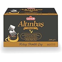 &Ccedil;AYKUR Altınbaş Classic Teapot Bags Turkish Black Tea, Premium Upper Leaf &amp; Early Harvest Selection, Earl Grey 40 Teapot Bags 200g / 7.05 oz (Classic)