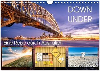 Down Under - A Journey Through Australia, US-Version (Wall Calendar 2026 DIN A4 Landscape), CALVENDO 12 Month Wall Calendar