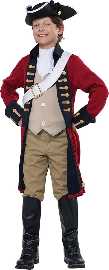 Disfraz Británico Redcoat Niño Talla Mediana (8-10) miniatura 4