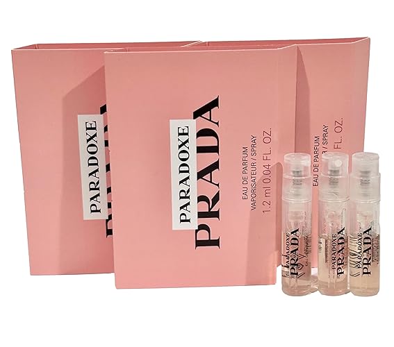 Prada PARADOXE Sample Perfume WOMEN Spray Vial 1.2 ml / 0.04 oz - Set of 3