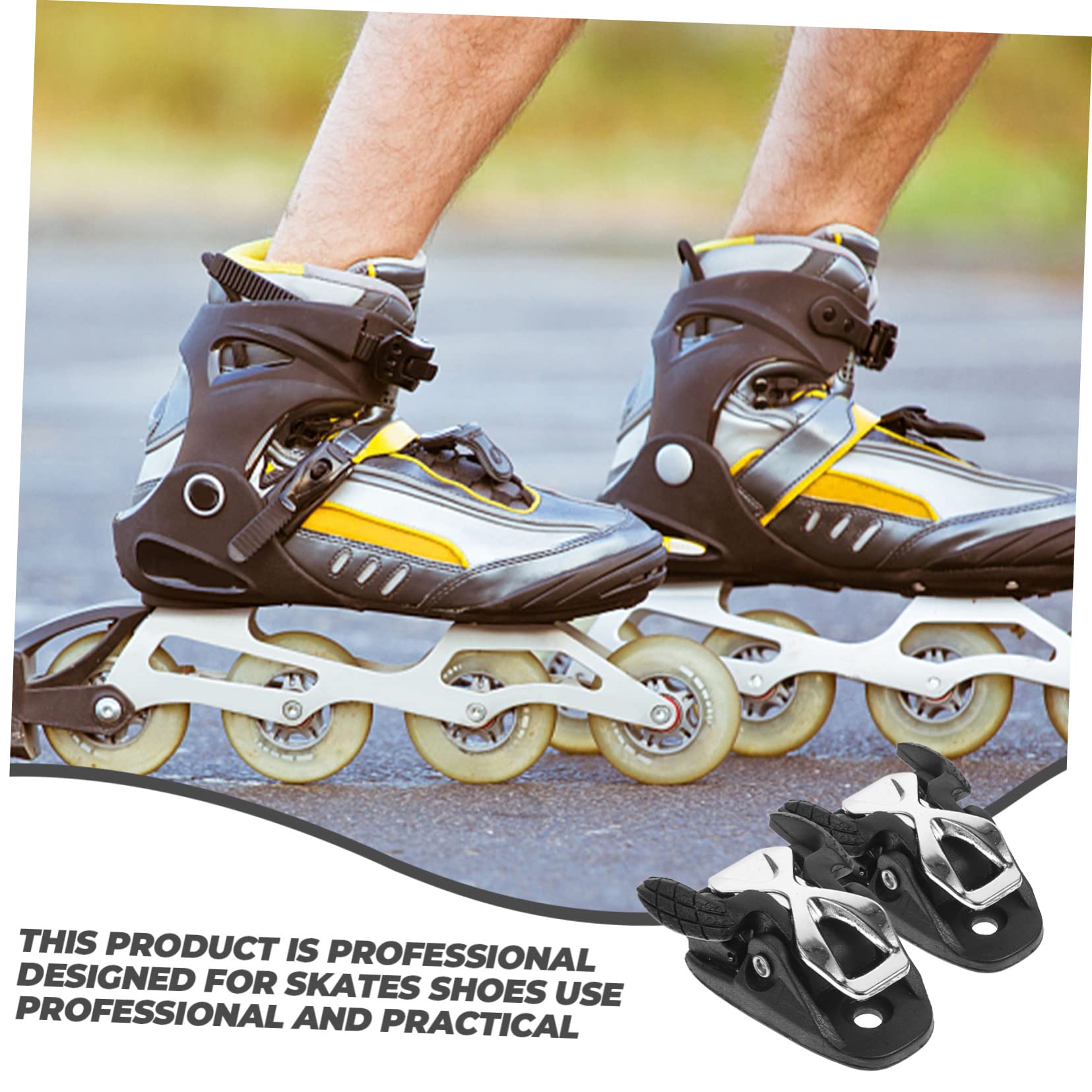 TOYANDONA 4sets Roller Skates Parts Replaceable Skate Buckles Buckle for Skating Shoes 2pcs*4