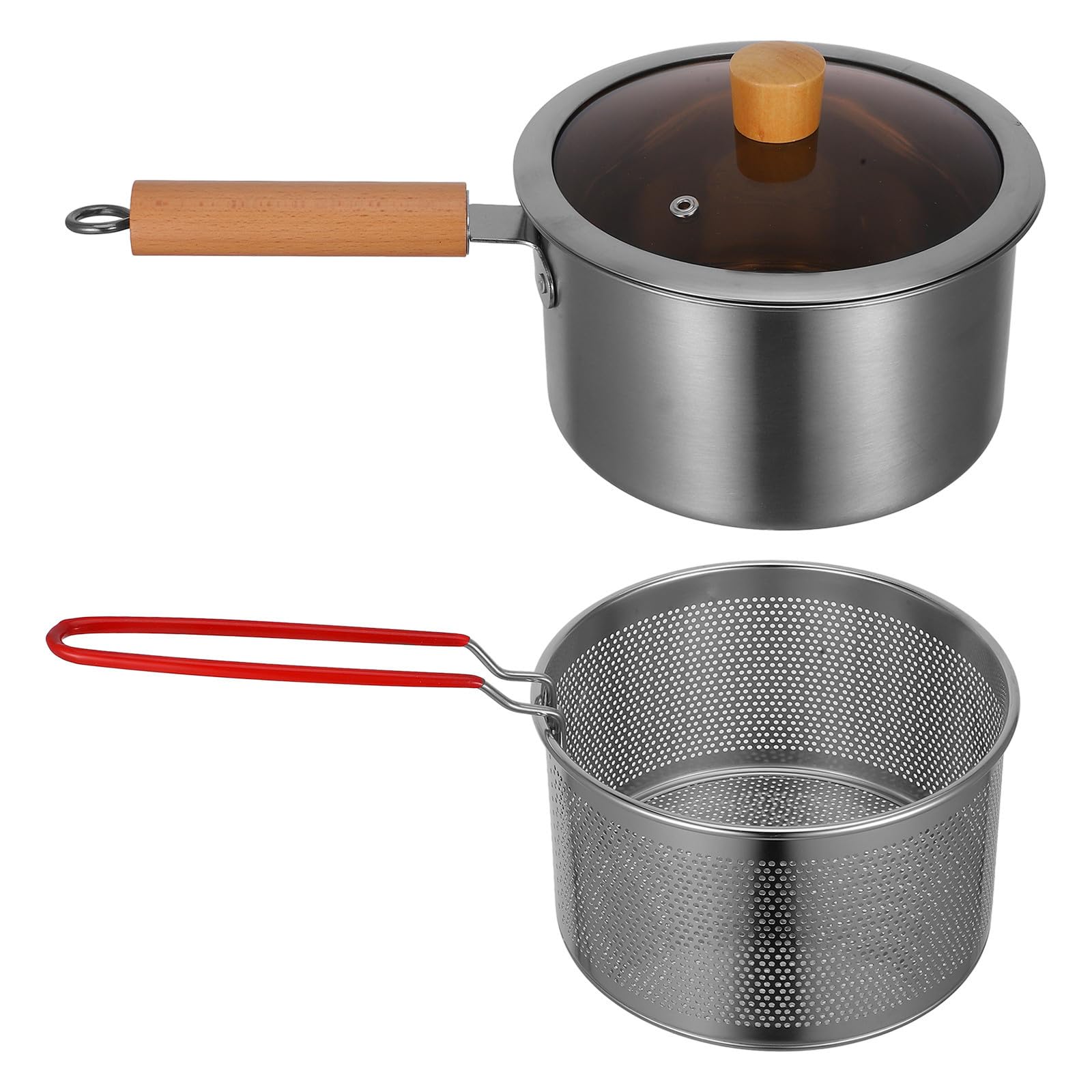 Marmite friture inox pour des frites maison en cuisine