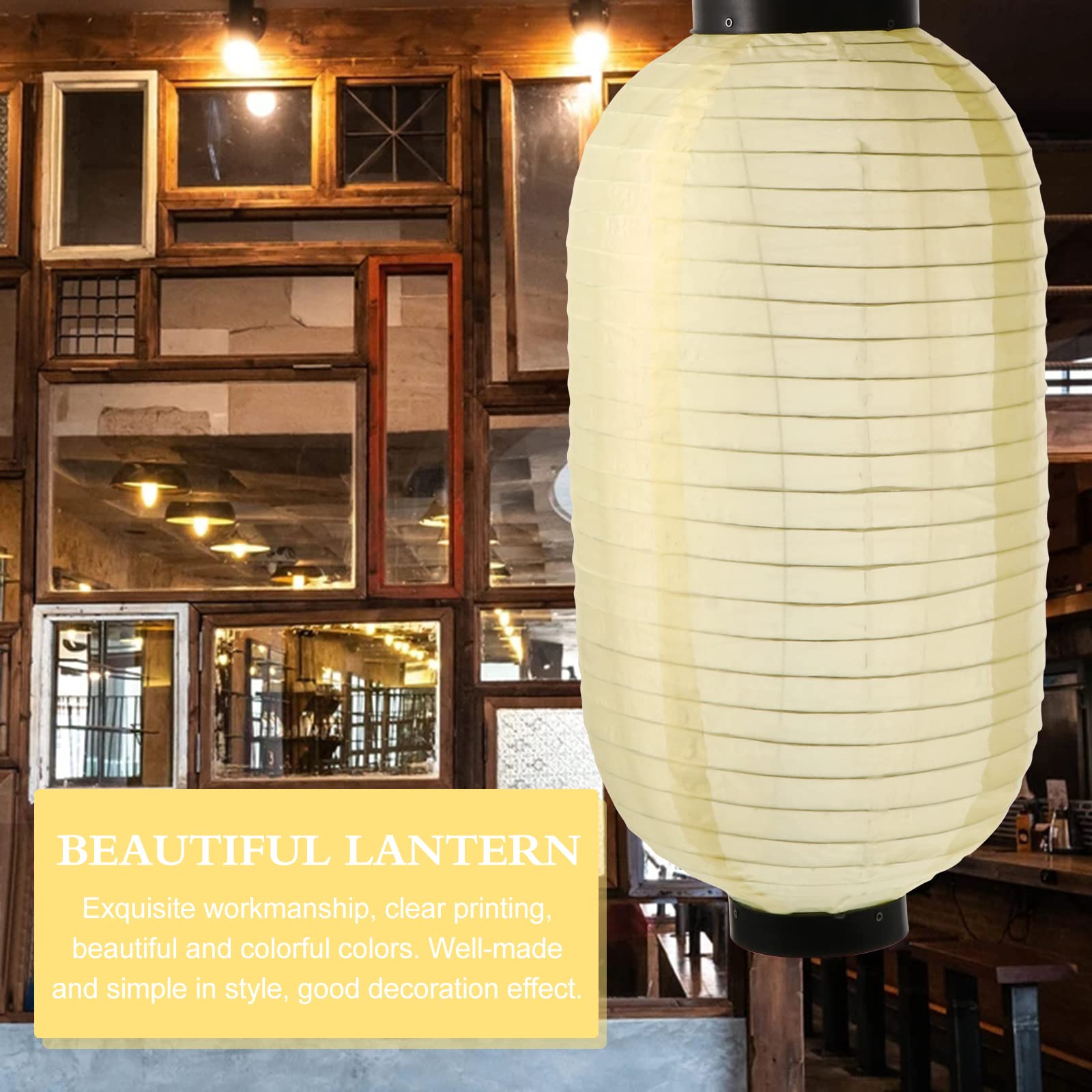2 linternas japonesas de Seda linternas de jardín japonesas Tradicionales japonesas Linterna Plegable lámpara Colgante Japonesa Linterna Colgante Barra de araña Estilo Chino