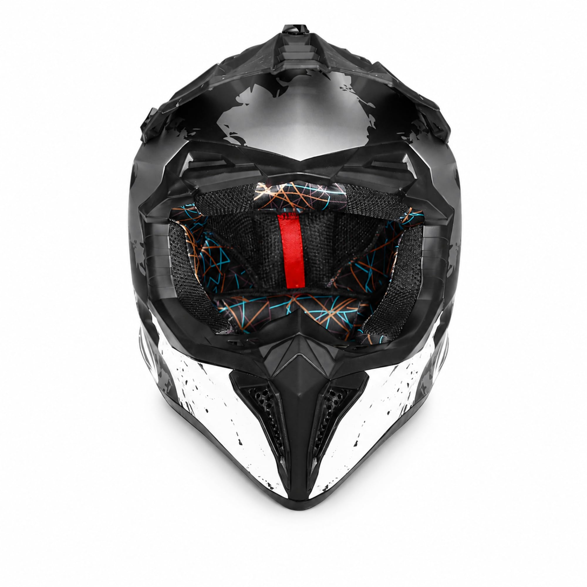 Casco Motocross Adulto con Gafas Kit 4 Piezas